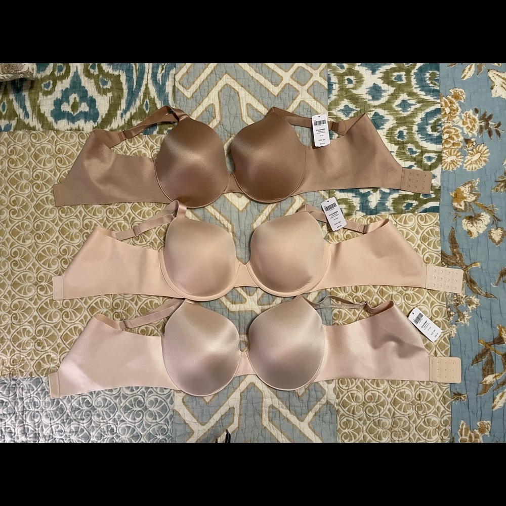Soma Vanishing Back Full Coverage Bras NWT Lot of 3